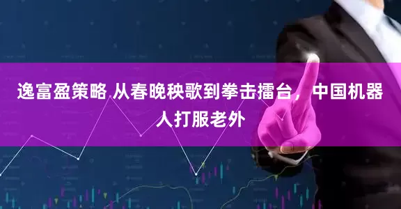逸富盈策略 从春晚秧歌到拳击擂台，中国机器人打服老外